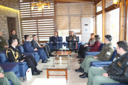 Azərbaycanın hərbi attaşesi Kayseri və Kahramanmaraşda şəhid ailələrini ziyarət edib -