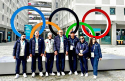 MOK rəsmiləri Milanda azərbaycanlı idmançılarla görüşdü