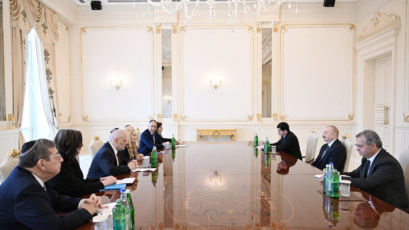 İlham Əliyev ABŞ-nin Əsas Amerika Yəhudi Təşkilatlarının Prezidentləri Konfransının nümayəndə heyətini qəbul etdi -