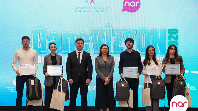“Nar”ın tərəfdaşlığı ilə “GəncVİZYON” ideyatonu uğurla başa çatdı