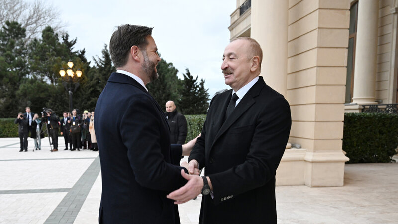 Bakıda Amerika Birləşmiş Ştatlarının Vitse-prezidentinin rəsmi qarşılanma mərasimi oldu