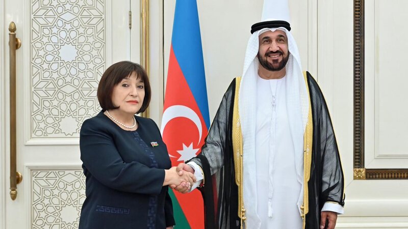 Sahibə Qafarova Ərəb Parlamentinin prezidenti ilə görüşüb