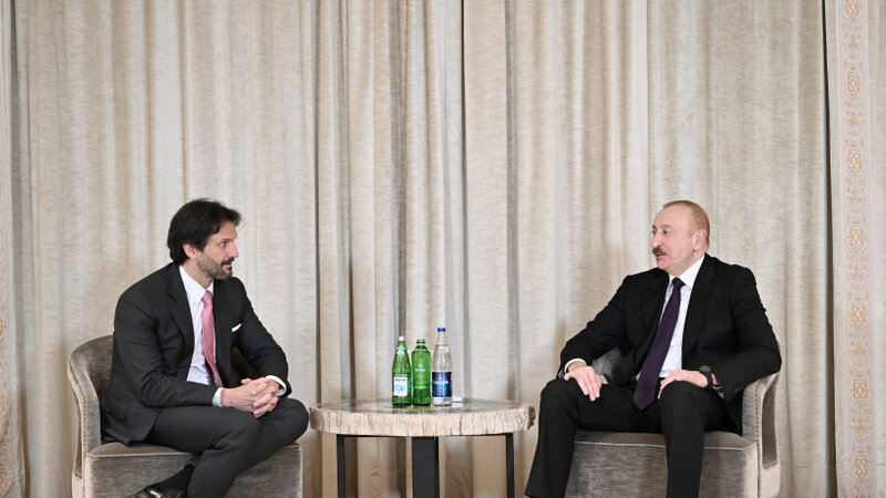 İlham Əliyev Münxendə Slovakiya Baş nazirinin müavini ilə görüşüb