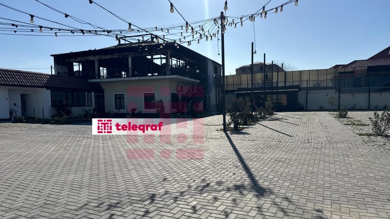 Sumqayıtda "Samovar" restoranı yandı