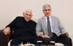 Anar Ələkbərov Nəriman Həsənzadəni evində ziyarət etdi -