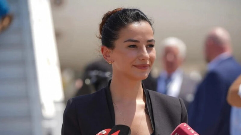 Mariam Kvrivişvili Ermənistana səfər edib