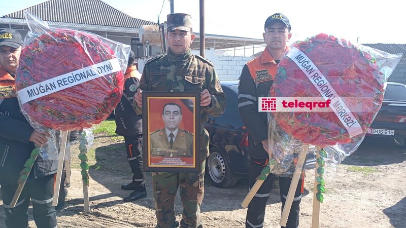 Xidməti vəzifəsi zamanı həlak olan FHN əməkdaşının vida mərasimi keçirilir -