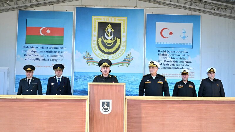 Hərbi prokuror Müdafiə Nazirliyinin Hərbi Dəniz Qüvvələrində görüş keçirdi -