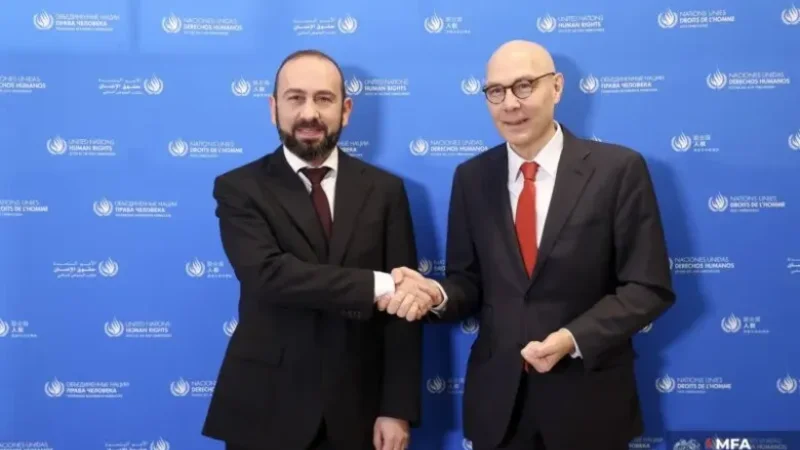 Mirzoyan Türklə sülh prosesini müzakirə etdi