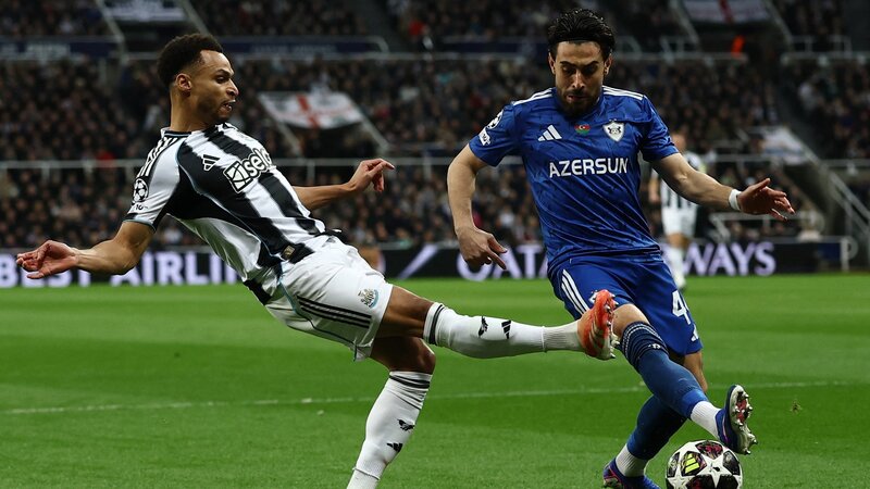 “Nyukasl” - “Qarabağ” oyununda ilk hissə başa çatdı -