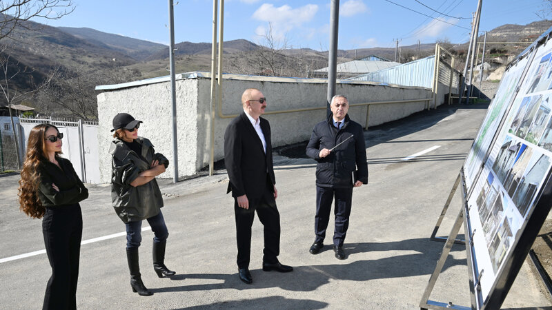 Prezident İlham Əliyev Xocalının Xanabad kəndində görülmüş işlərlə tanış olub -