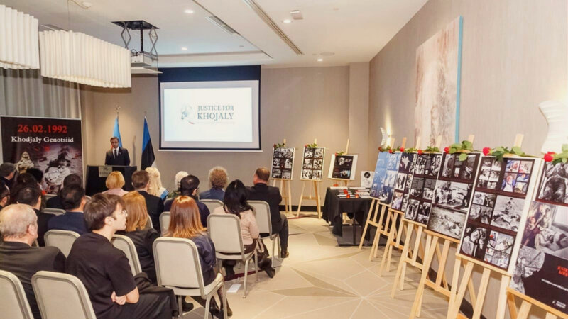 Tallində Xocalı faciəsinə dair sənədli film və fotosərgi nümayiş olundu -