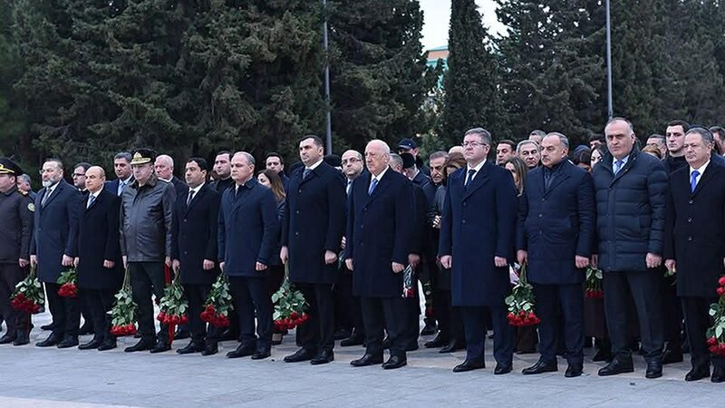 Sumqayıtda Xocalı soyqırımı qurbanlarının xatirəsi anılıb