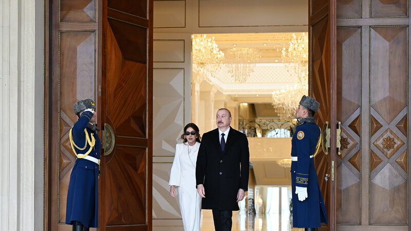 Efiopiyanın Baş nazirinin rəsmi qarşılanma mərasimi oldu -