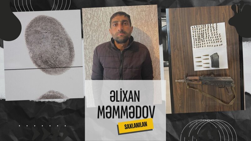 Göyçayda saxlanılan şəxsdən narkotik vasitə və avtomat götürüldü