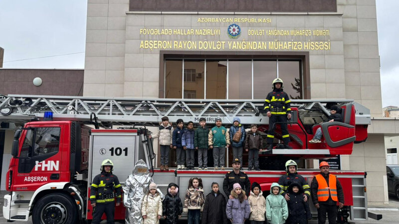 FHN-in Dövlət Yanğından Mühafizə Xidməti növbəti “açıq qapı günü” tədbiri keçirdi