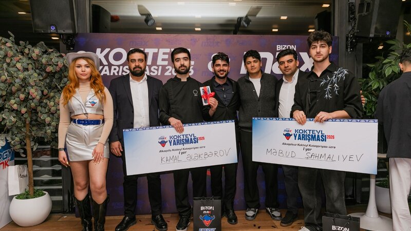 “Bizon Max Kokteyl Yarışması 2026” uğurla başa çatıb