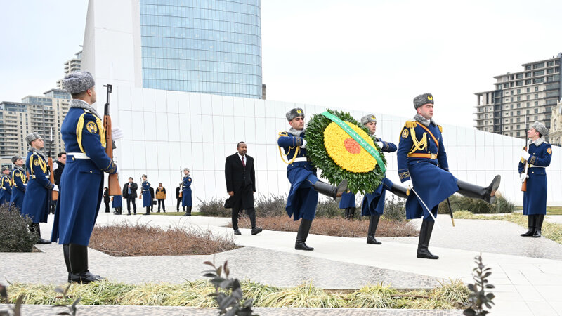 Efiopiyanın Baş naziri Zəfər parkını ziyarət edib