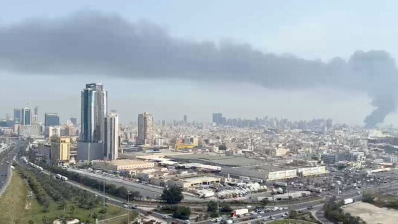 Bəhreynin paytaxtında yaşayış binalarına zərbələr endirildi