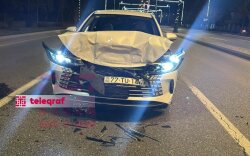 Sumqayıtda zəncirvari qəza baş verdi