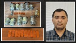 Saray qəsəbəsində 15 kiloqram narkotik vasitə aşkarlandı -