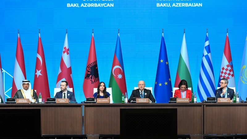 Leyla Əliyeva “Yaşıl enerji layihələri” sessiyasında çıxış edib