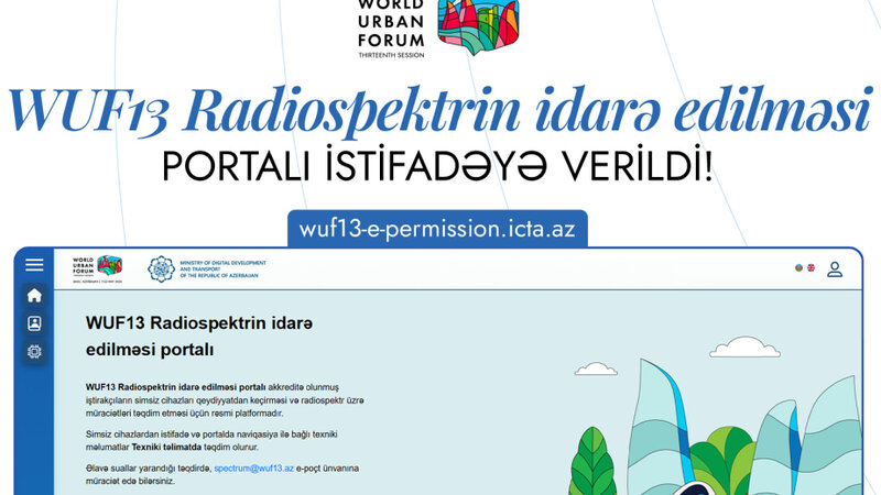WUF13 Radiospektrin İdarə Edilməsi Portalı istifadəyə verildi