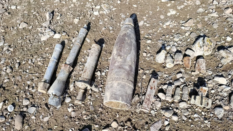 Kəngərli və Culfa rayonları ərazisində hərbi sursatlar aşkarlandı -