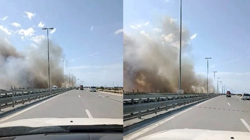 Güclü yanğını “Bakı Abadlıq Xidməti”nin əməkdaşı törədib -