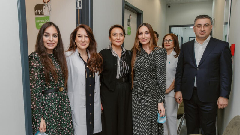 Leyla Əliyeva və Arzu Əliyeva “Leyla Medical Center”in Pediatriya Mərkəzində olublar