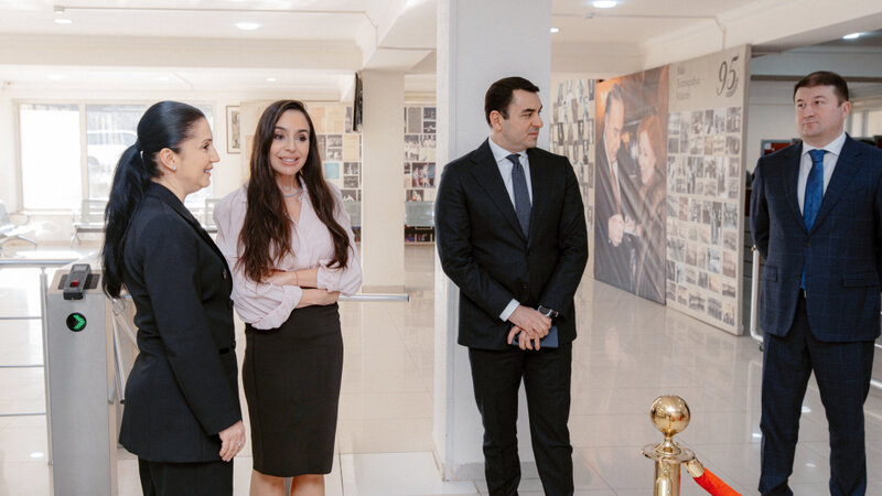 Leyla Əliyeva Bakı Xoreoqrafiya Akademiyasının qonağı olub