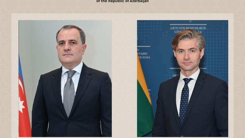 Litva XİN rəhbəri Ceyhun Bayramova zəng etdi, İranın dron hücumlarını pislədi