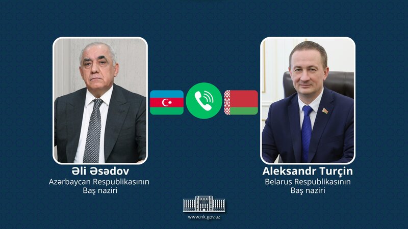 Azərbaycan və Belarus Baş nazirləri arasında telefon danışığı oldu