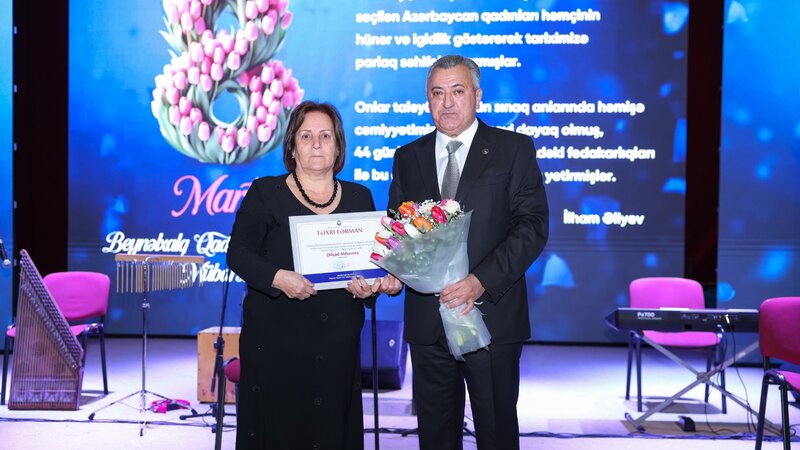 Abşeronda Beynəlxalq Qadınlar Günü şəhid ailələrinin xanımları ilə birgə qeyd olundu -