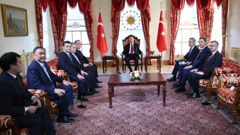 Ərdoğan TDT-yə üzv dövlətlərin xarici işlər nazirlərini qəbul etdi