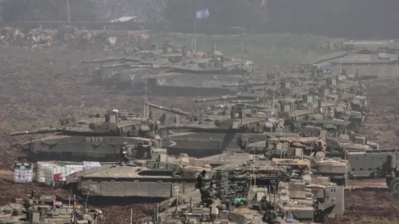 İsrail ordusu Livanla sərhəddə hərbi qüvvə toplayır -