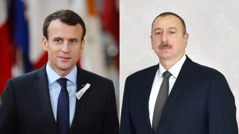 Emmanuel Makron Prezident İlham Əliyevə zəng edib