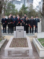 Ankarada Milli Şuranın üzvü olmuş Abbasqulu Kazımzadənin məzarı təmir olundu