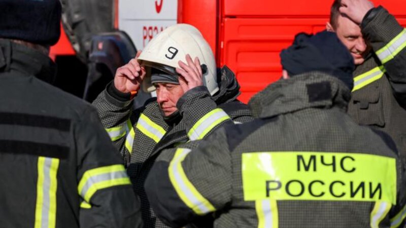Krasnodarda PUA qalıqları neft bazasında yanğına səbəb oldu