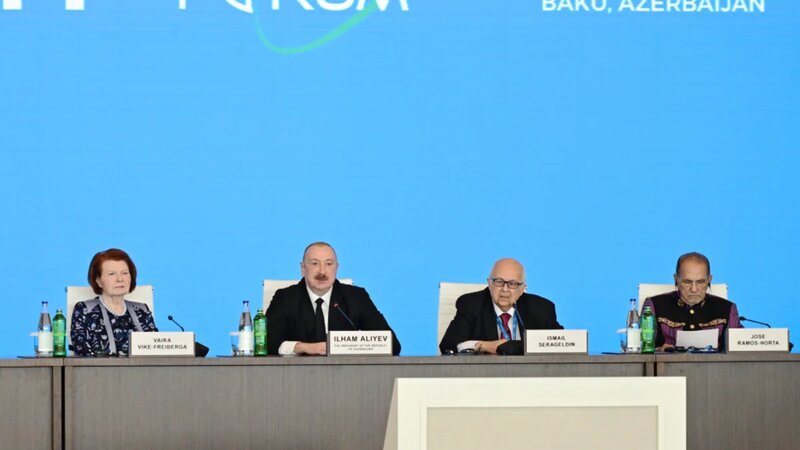 Prezidentin sosial şəbəkə hesablarında XIII Qlobal Bakı Forumu ilə bağlı videoçarx paylaşılıb