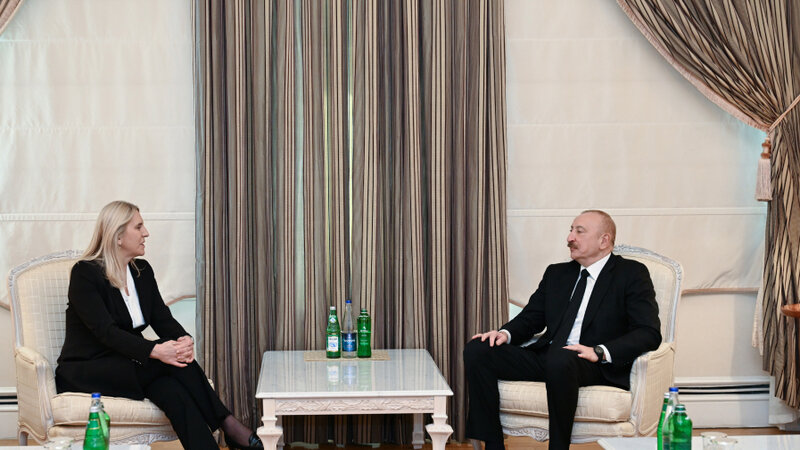 Prezident İlham Əliyev Bosniya və Herseqovina Rəyasət Heyətinin üzvü ilə görüşüb
