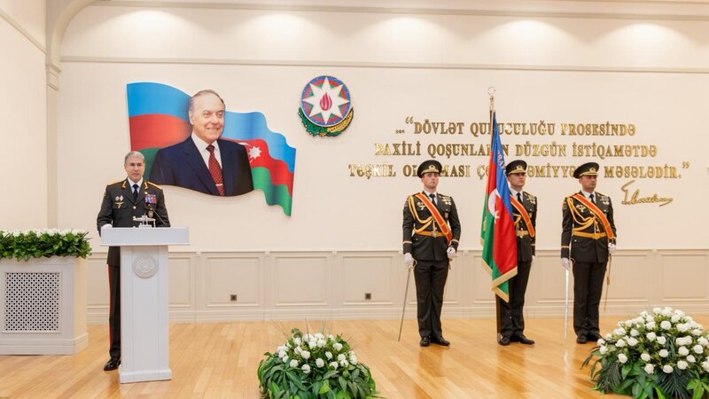 Daxili Qoşunları yaranmasının 34-cü ildönümü ilə bağlı tədbir keçirildi -