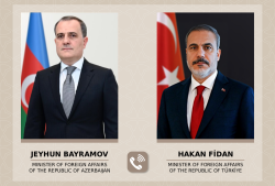 Ceyhun Bayramov Türkiyə ərazisinə növbəti raket hücumunu qınayıb