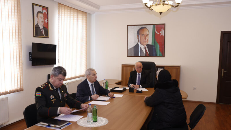 Kəmaləddin Heydərov Qəbələdə vətəndaşları qəbul etdi -