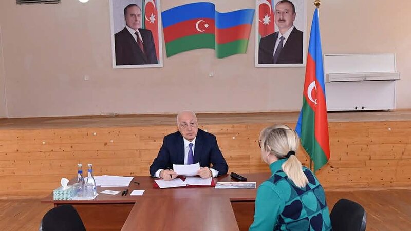 Zakir Fərəcov növbəti səyyar qəbul keçirib