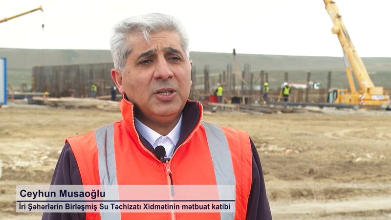 Müşviqabad hövzəsində kanalizasiya kollektorları və tullantı sutəmizləyici qurğu tikilir