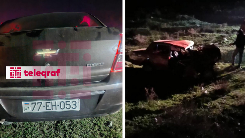 Ağcabədidə yol qəzası oldu: