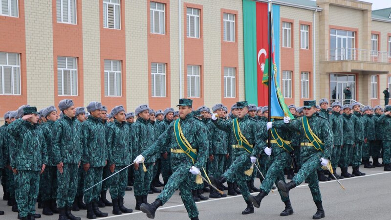 Gənc əsgərlərin andiçmə mərasimi keçirildi -