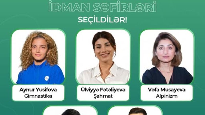 2026-cı il üçün "İdman səfirləri” seçildi