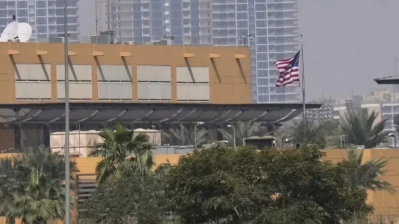 Bağdadda ABŞ səfirliyinə PUA ilə zərbə endirilib